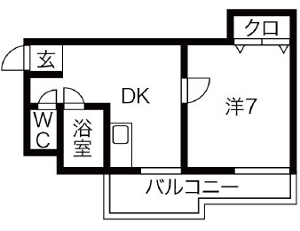 アベニュー西長居の間取り
