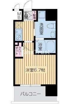【間取り】 | レジディア谷町