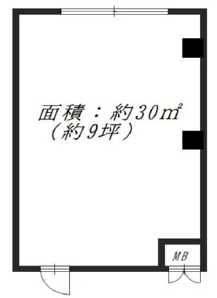 箕面市箕面５丁目の店舗事務所の間取り