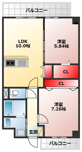 【間取り】 | FREEDOM residence堺寺地町