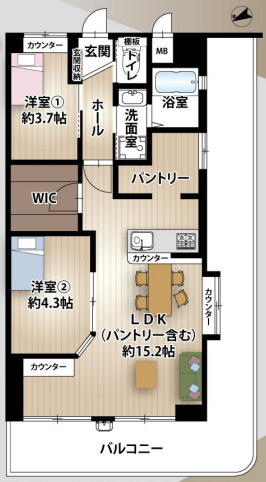 【間取り】 | ☆ふぁみーゆ寝屋川セントラルパークA棟