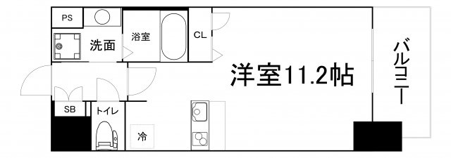 【間取り】 | プレサンス扇町駅前