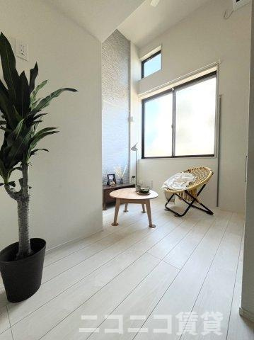 練馬区関町東１丁目のアパートのバルコニー|別号室イメージの為、現状を優先致します。