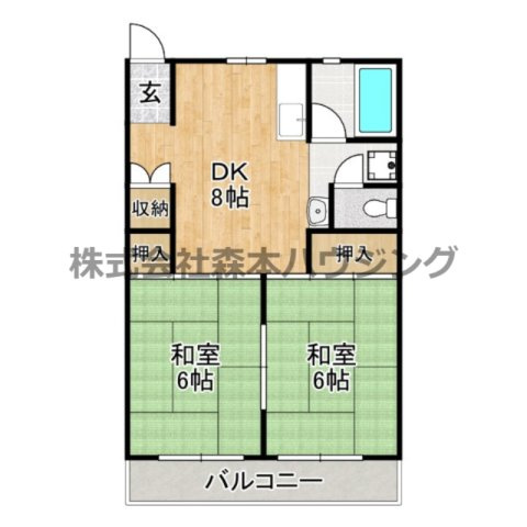 【間取り】 | 　富士コーポラス