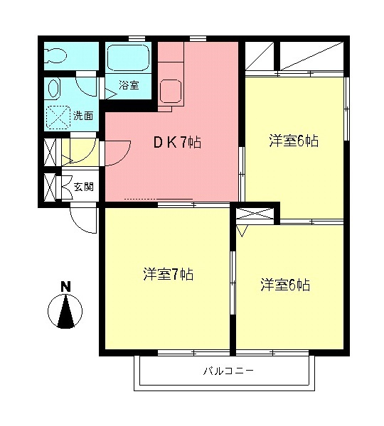 エクシード湘南Cの間取り