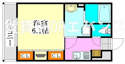 【間取り】 | リブリ・津田沼Ⅱ