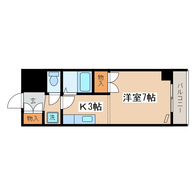 WINDIA仲浜の間取り