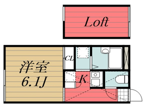 【間取り】 | レオパレスみどり野　B
