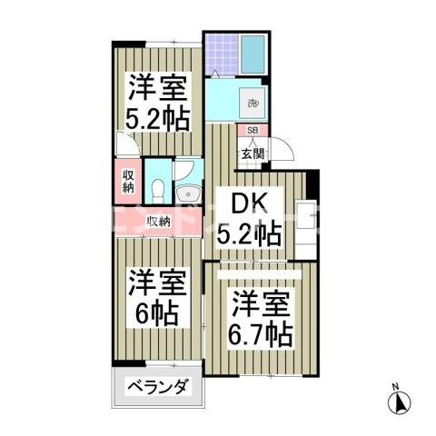 ペアパレスの間取り|高崎、前橋のお部屋探しはエンドスケープまで！お客様の理想お聞かせ下さい♪