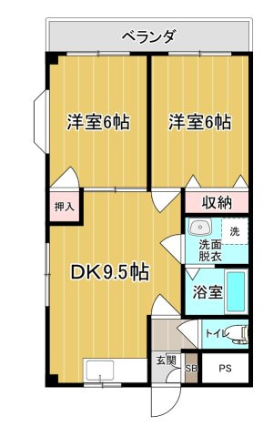 ソレイユ綾瀬の間取り