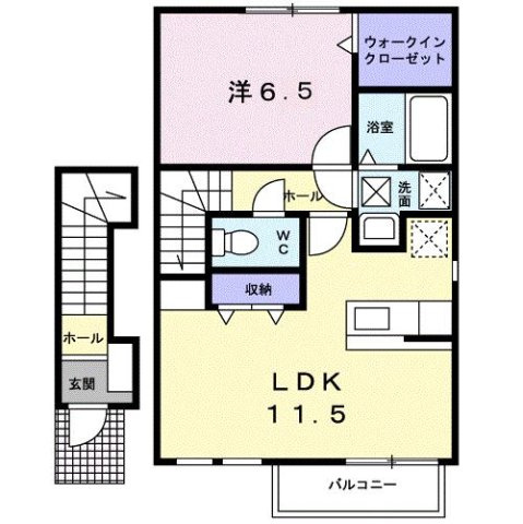 エクセラン近見の間取り