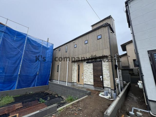 茅ヶ崎市富士見町　新築戸建　C号棟の外観|建物完成致しました♪