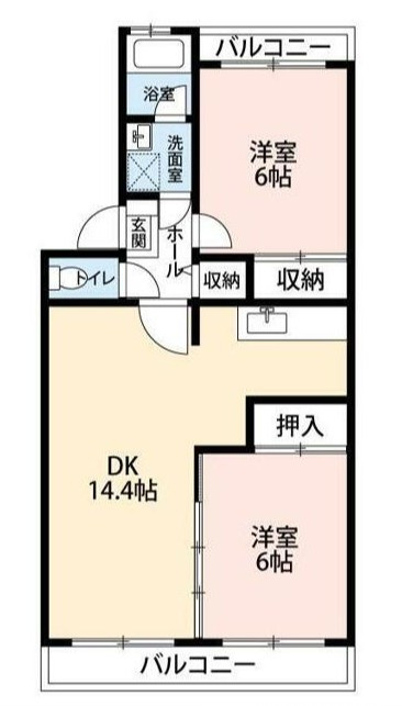 ロイヤルグリーン八千代4号棟の間取り