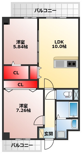 【間取り】 | FREEDOM residence堺寺地町