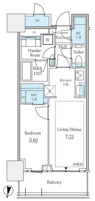 パークタワー西新宿の間取り