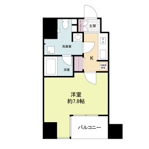 レジティア江戸堀の間取り
