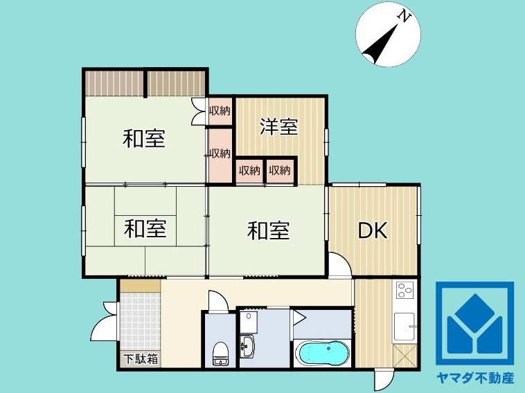 西宮市山口町船坂の間取り