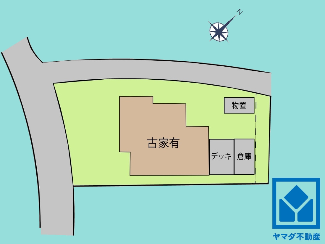 西宮市山口町船坂の区画図