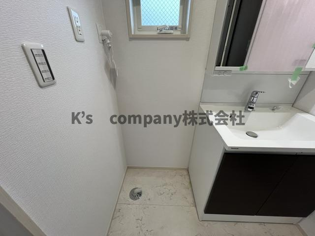 茅ヶ崎市富士見町　新築戸建　D号棟のランドリースペース|洗濯機置き場♪