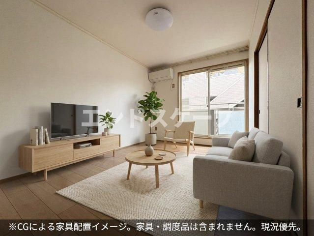 リバティヒルズAの居間・リビング|高崎、前橋のお部屋探しはエンドスケープまで！お客様の理想お聞かせ下さい♪