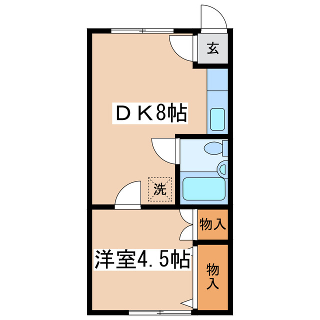コーポWith1の間取り