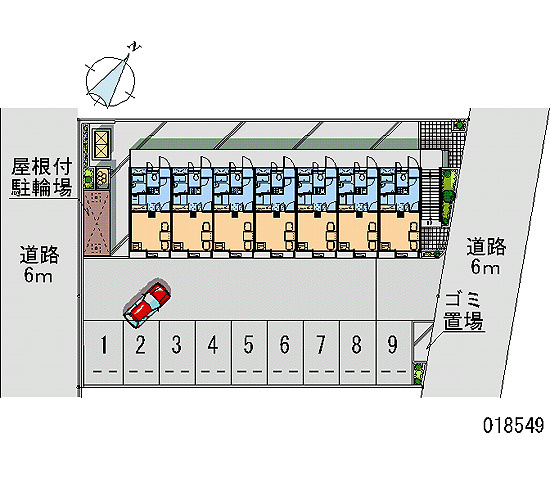 レオパレスオータム14Sの地図|画像4