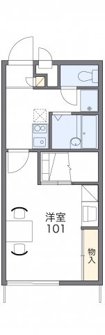 レオパレスプライムの間取り|画像2