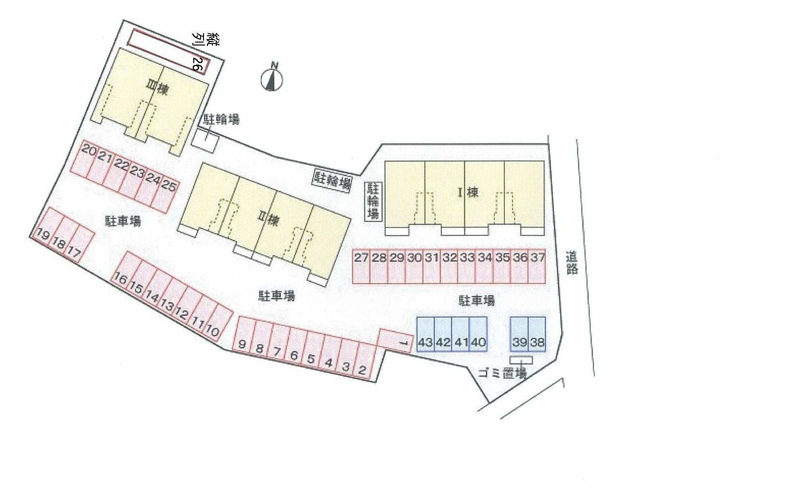 グラース　Ⅰの駐車場|駐車場