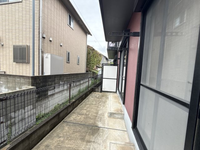 ジュネスのざとWESTのバルコニー
