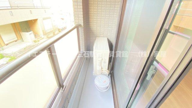 葛飾区立石３丁目の賃貸マンションのバルコニー