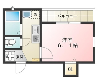 【間取り】 | ＲＯＳＥ南台 | 間取りです。