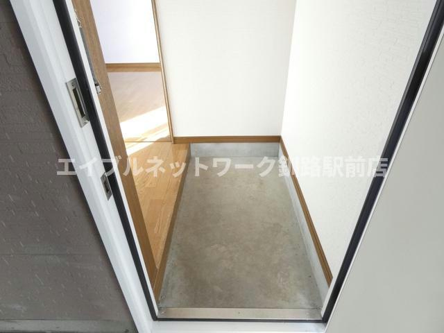 メイプルハイツⅢの玄関