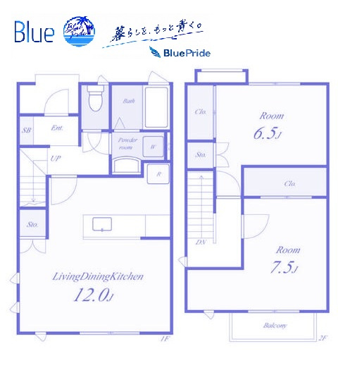 【間取り】 | コリーナ七里ガ浜B