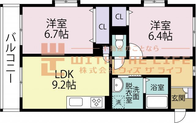 プロスペールSV【キャッシュバック対象物件】の間取り