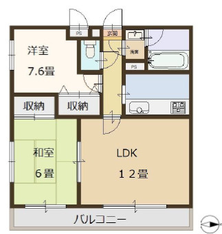 マジェスティ御影の間取り