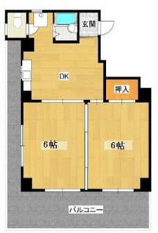 以和貴ハイツの間取り