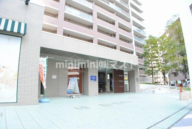 大阪市天王寺区筆ケ崎町の賃貸マンションのエントランス