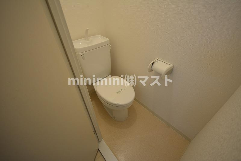 大阪市天王寺区大道４丁目の賃貸マンションのトイレ