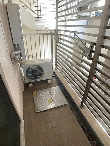 神戸市中央区中山手通１丁目の賃貸マンションのバルコニー