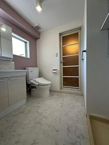 神戸市東灘区岡本１丁目の賃貸マンションの洗面所