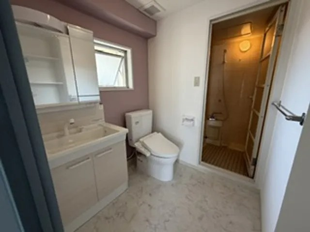 神戸市東灘区岡本１丁目の賃貸マンションの洗面所