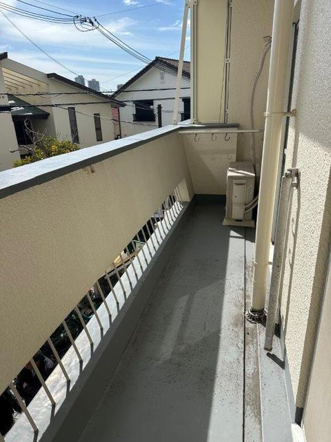 神戸市東灘区岡本１丁目の賃貸マンションのバルコニー
