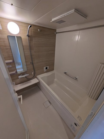 神戸市東灘区本山北町１丁目のアパートの浴室