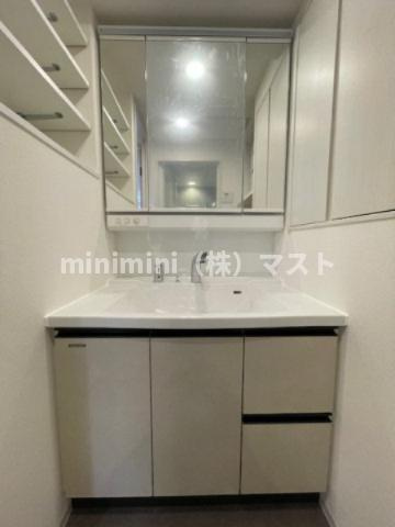 大阪市天王寺区堀越町の賃貸マンションの洗面所
