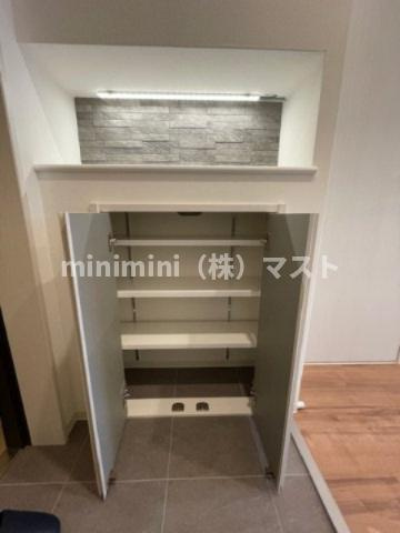 大阪市天王寺区堀越町の賃貸マンションの収納