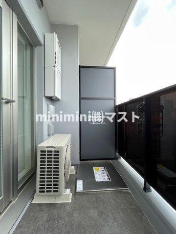 大阪市天王寺区寺田町２丁目の賃貸マンションのバルコニー