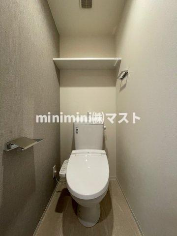 大阪市天王寺区寺田町２丁目の賃貸マンションのトイレ