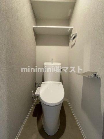 大阪市天王寺区寺田町２丁目の賃貸マンションのトイレ
