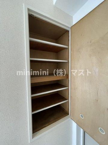 大阪市天王寺区上本町６丁目の賃貸マンションの収納