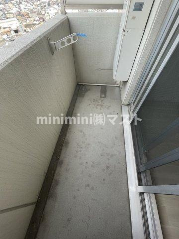 大阪市天王寺区国分町の賃貸マンションのバルコニー